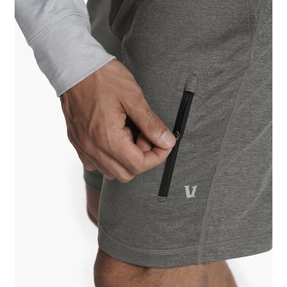 Vuori Sunday Performance Short 7.5" in Dusty Pine Heather Size M - Picture 4 of 10